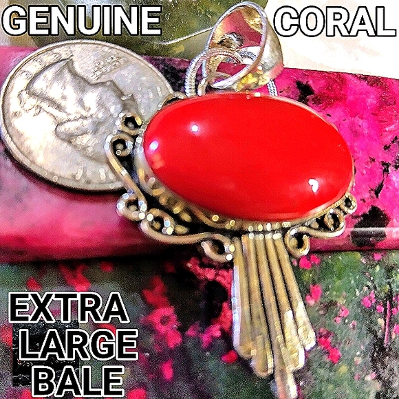 MEN´ - BIG, BOLD AND BEAUTIFUL! GENUINE CORAL AND...